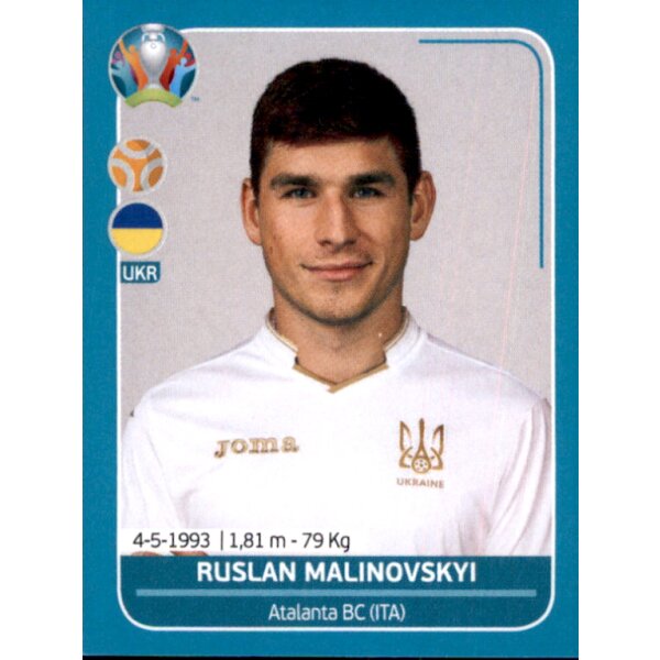 EM 2020 Preview - Sticker UKR20 - Ruslan Malinovskyi - Ukraine