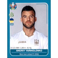 EM 2020 Preview - Sticker UKR26 - Andriy Yarmolenko -...