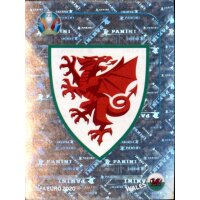 EM 2020 Preview - Sticker WAL1 - Wappen - Wales