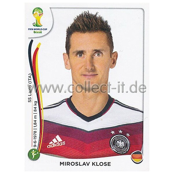 WM 2014 - Sticker 506 - Miroslav Klose