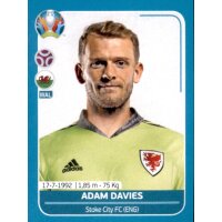 EM 2020 Preview - Sticker WAL9 - Adam davies - Wales