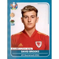 EM 2020 Preview - Sticker WAL24 - David Brooks - Wales