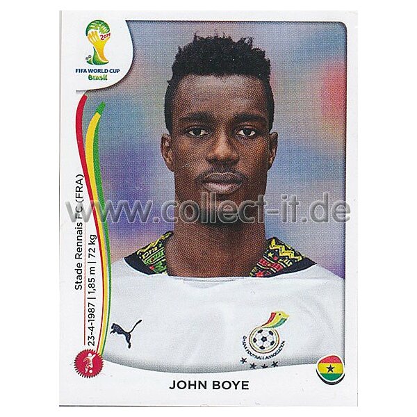 WM 2014 - Sticker 533 - John Boye