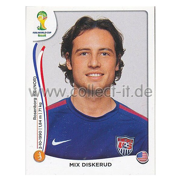 WM 2014 - Sticker 558 - Mix Diskerud