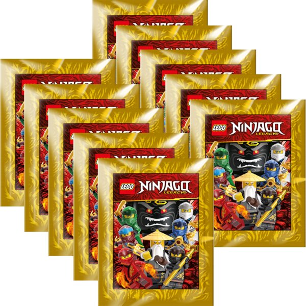 LEGO Ninjago - Legacy - Sammelsticker - 10 Tüten