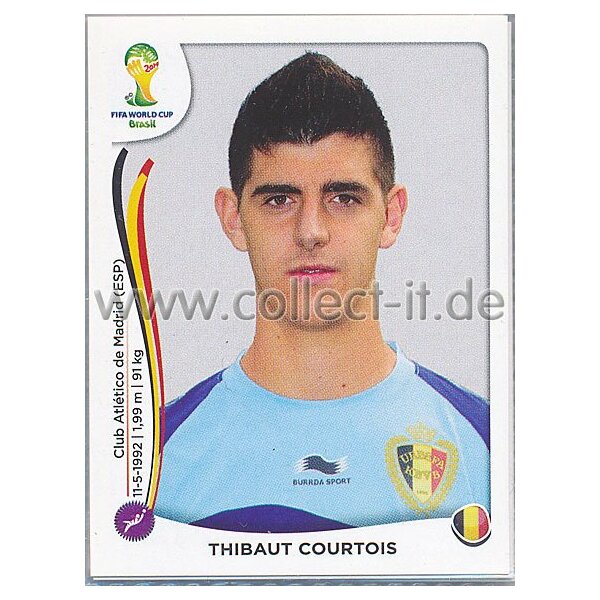 WM 2014 - Sticker 566 - Thibaut Courtois