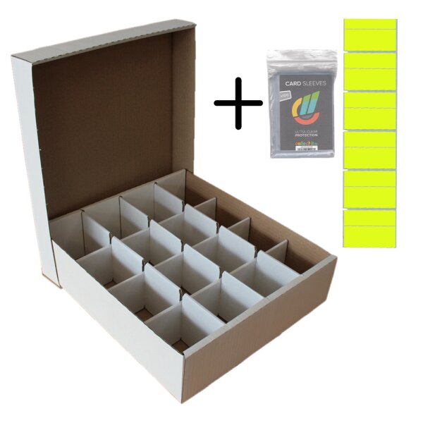 10 Riesen Deck-Boxen - Aufbewahrung (weiß) für je 4000 Karten (Magic/,  26,66 €