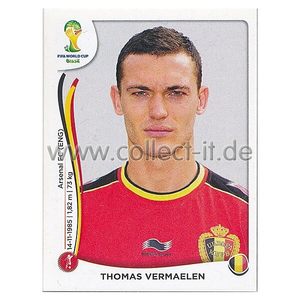 WM 2014 - Sticker 571 - Thomas Vermaelen