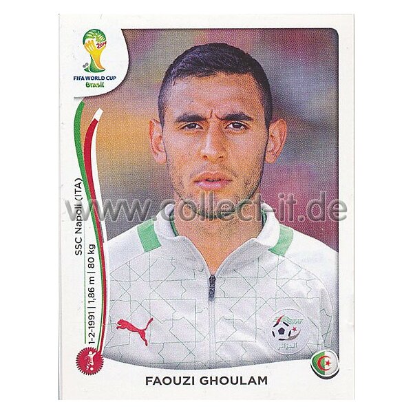 WM 2014 - Sticker 591 - Faouzi Ghoulam