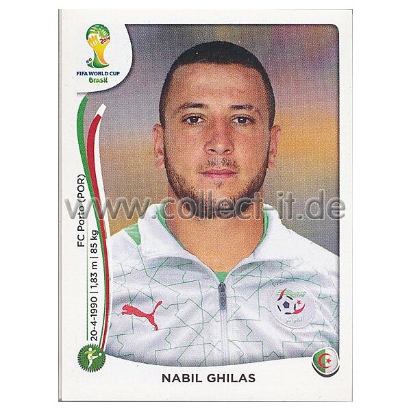 WM 2014 - Sticker 599 - Nabil Ghilas