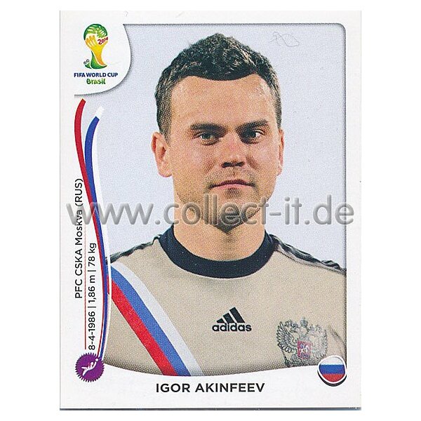 WM 2014 - Sticker 604 - Igor Akinfeev