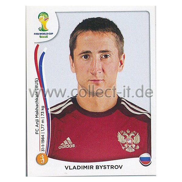 WM 2014 - Sticker 614 - Vladimir Bystrov