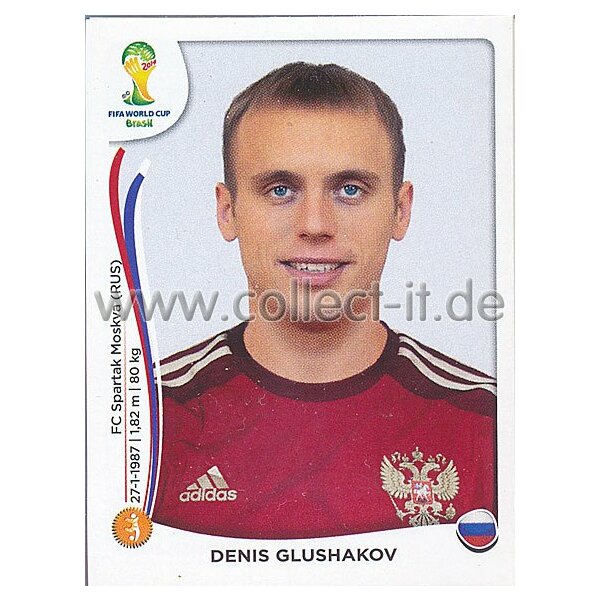 WM 2014 - Sticker 615 - Denis Glushakov