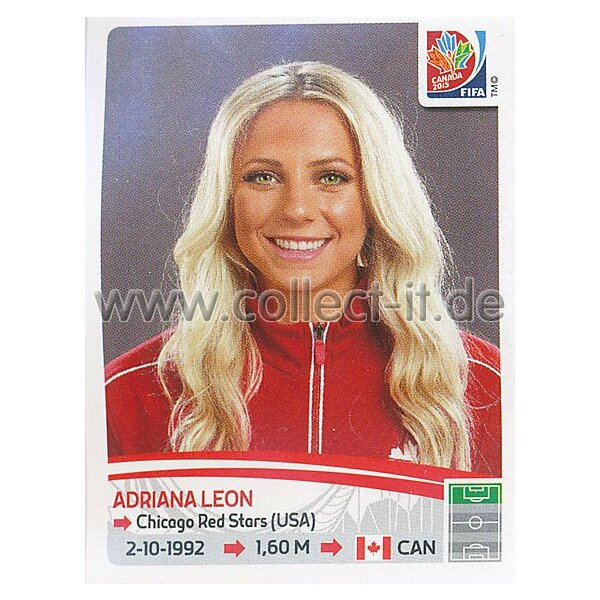 Frauen WM 2015 - Sticker 39 - Adriana Leon - Kanada