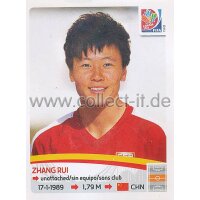 Frauen WM 2015 - Sticker 53 - Zhang Rui - China