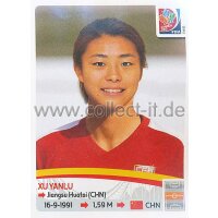 Frauen WM 2015 - Sticker 55 - Xu Yanlu - China