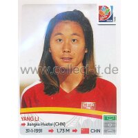 Frauen WM 2015 - Sticker 57 - Yang Li - China