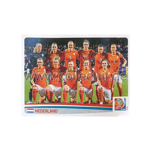 Frauen WM 2015 - Sticker 81 - Team - Niederlande