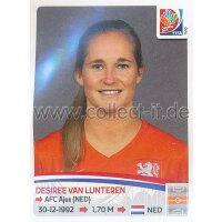 Frauen WM 2015 - Sticker 93 - Desiree van Lunteren -...