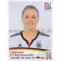 Frauen WM 2015 - Sticker 105 - Lenie Maier - Deutschland