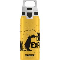 SIGG BRAVE BAER 0.6 L Trinkflasche ALU mit WMB ONE TOP,...