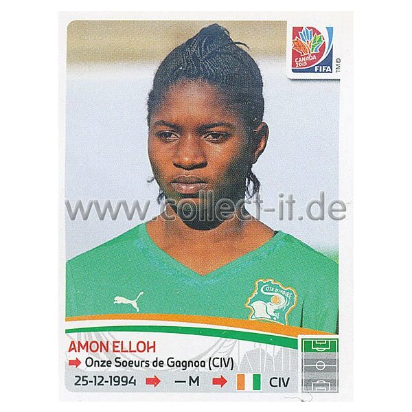 Frauen WM 2015 - Sticker 132 - Amon Elloh - Elfenbeinküste