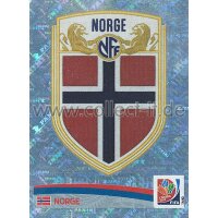 Frauen WM 2015 - Sticker 137 - Wappen - Norwegen