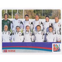 Frauen WM 2015 - Sticker 138 - Team - Norwegen