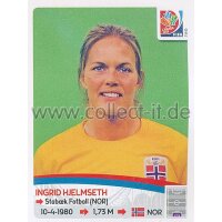 Frauen WM 2015 - Sticker 139 - Ingrid Hjelmseth - Norwegen