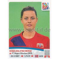 Frauen WM 2015 - Sticker 140 - Nora Holstad Berge - Norwegen