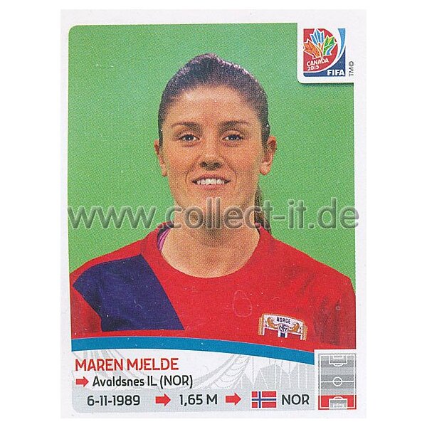 Frauen WM 2015 - Sticker 141 - Maren Mjelde - Norwegen