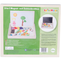 SpielMaus Holz 2in1 Magnet-und Zeichenbrettbox