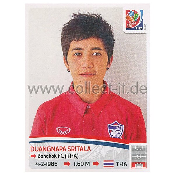 Frauen WM 2015 - Sticker 164 - Duangnapa Sritala - Thailand