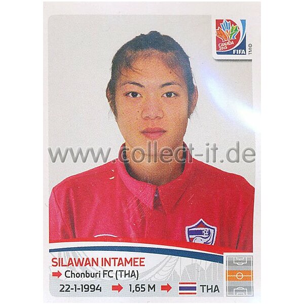 Frauen WM 2015 - Sticker 166 - Silawan Intamee - Thailand