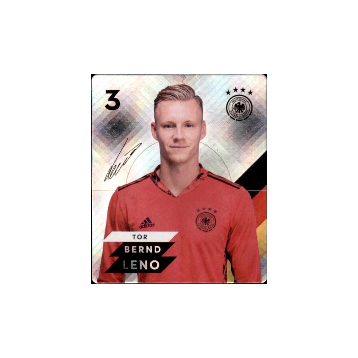 GLITZER Karte 3 - Bernd Leno - EM 2020 REWE, 2,99