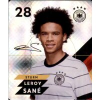 GLITZER Karte 28 - Leroy Sane - EM 2020 REWE