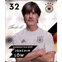 GLITZER Karte 32 - Joachim Löw - EM 2020 REWE