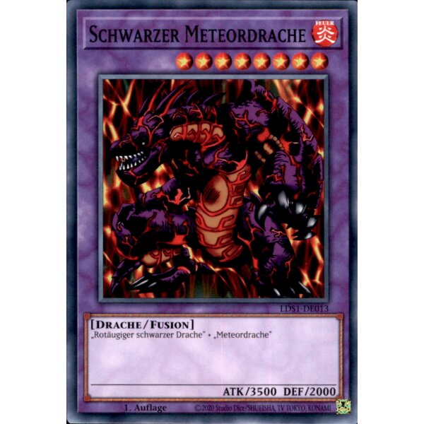 LDS1-DE013 Schwarzer Meteordrache