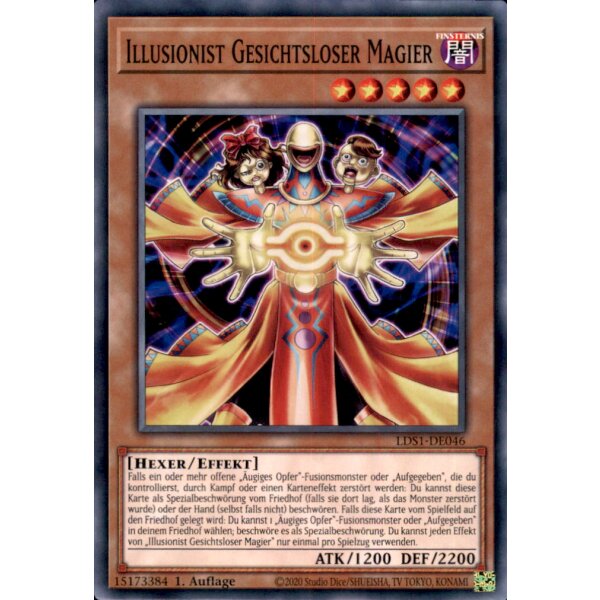 LDS1-DE046 Illusionist Gesichtsloser Magier