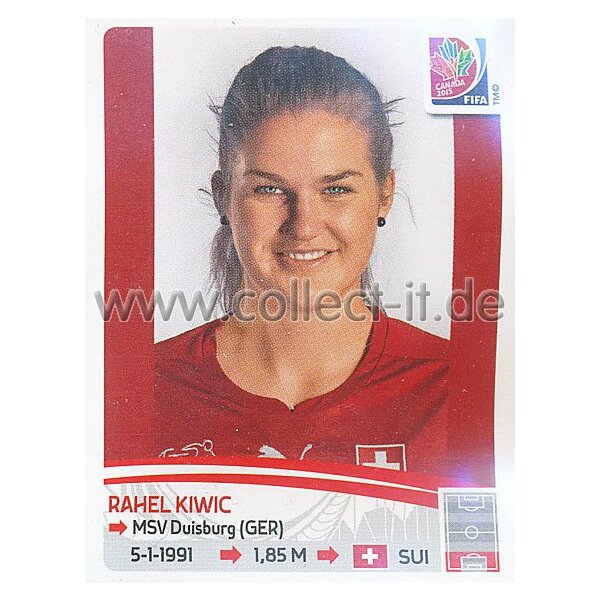 Frauen WM 2015 - Sticker 199 - Rahel Kiwic - Schweiz