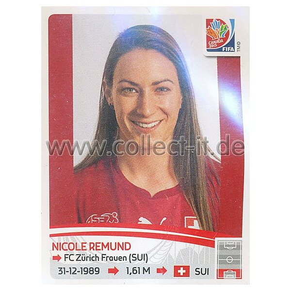 Frauen WM 2015 - Sticker 202 - Nicole Remund - Schweiz