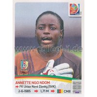 Frauen WM 2015 - Sticker 215 - Annette Ngo Ndom - Kamerun