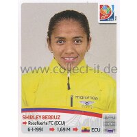 Frauen WM 2015 - Sticker 234 - Shirley Berruz - Ecuador