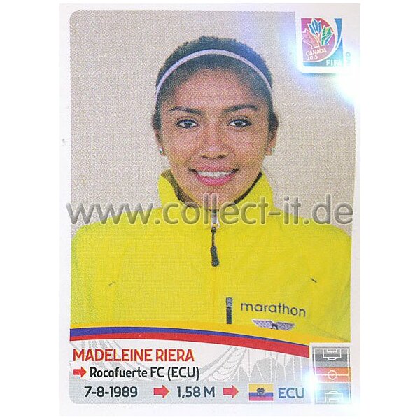 Frauen WM 2015 - Sticker 244 - Madeleine Riera - Ecuador