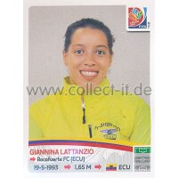 Frauen WM 2015 - Sticker 246 - Giannina Lattanzio - Ecuador