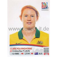 Frauen WM 2015 - Sticker 275 - Clare Polkinghorne -...