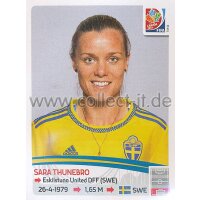 Frauen WM 2015 - Sticker 296 - Sara Thunebro - Schweden