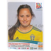 Frauen WM 2015 - Sticker 298 - Malin Diaz Pettersson -...