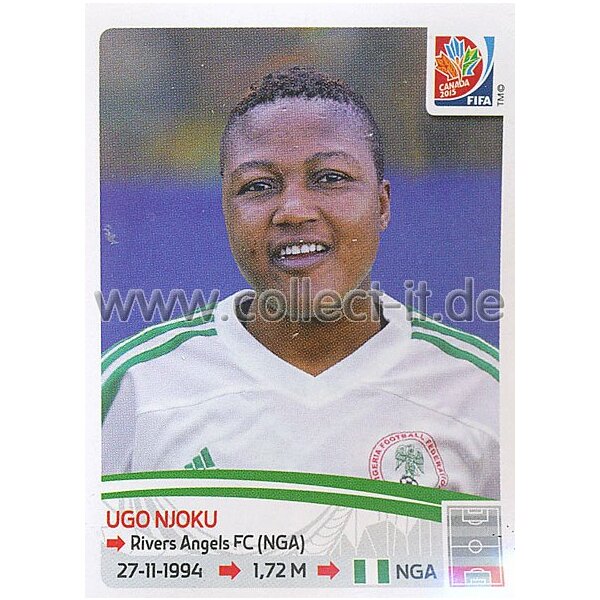 Frauen WM 2015 - Sticker 314 - Ugo Njoku - Nigeria