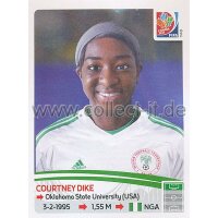 Frauen WM 2015 - Sticker 321 - Courtney Dike - Nigeria